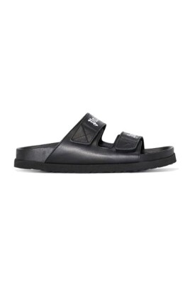 black-leather-double-strap-sandals