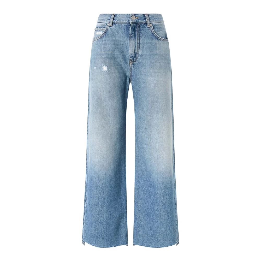 pinko Stijlvolle Blauwe Palazzo Jeans Vrouwen Blue Dames