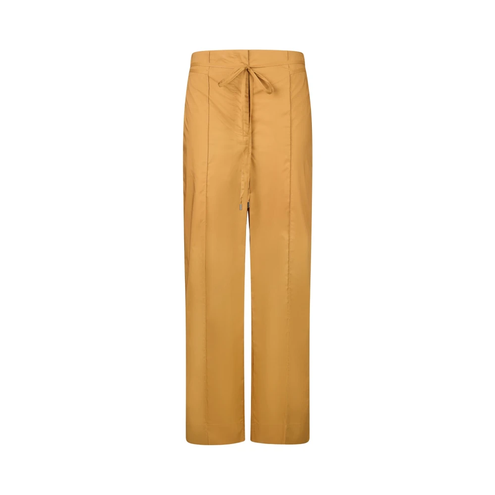 Liu Jo Women's Brown Belted Trousers - Straight Trousers - L - Trousers