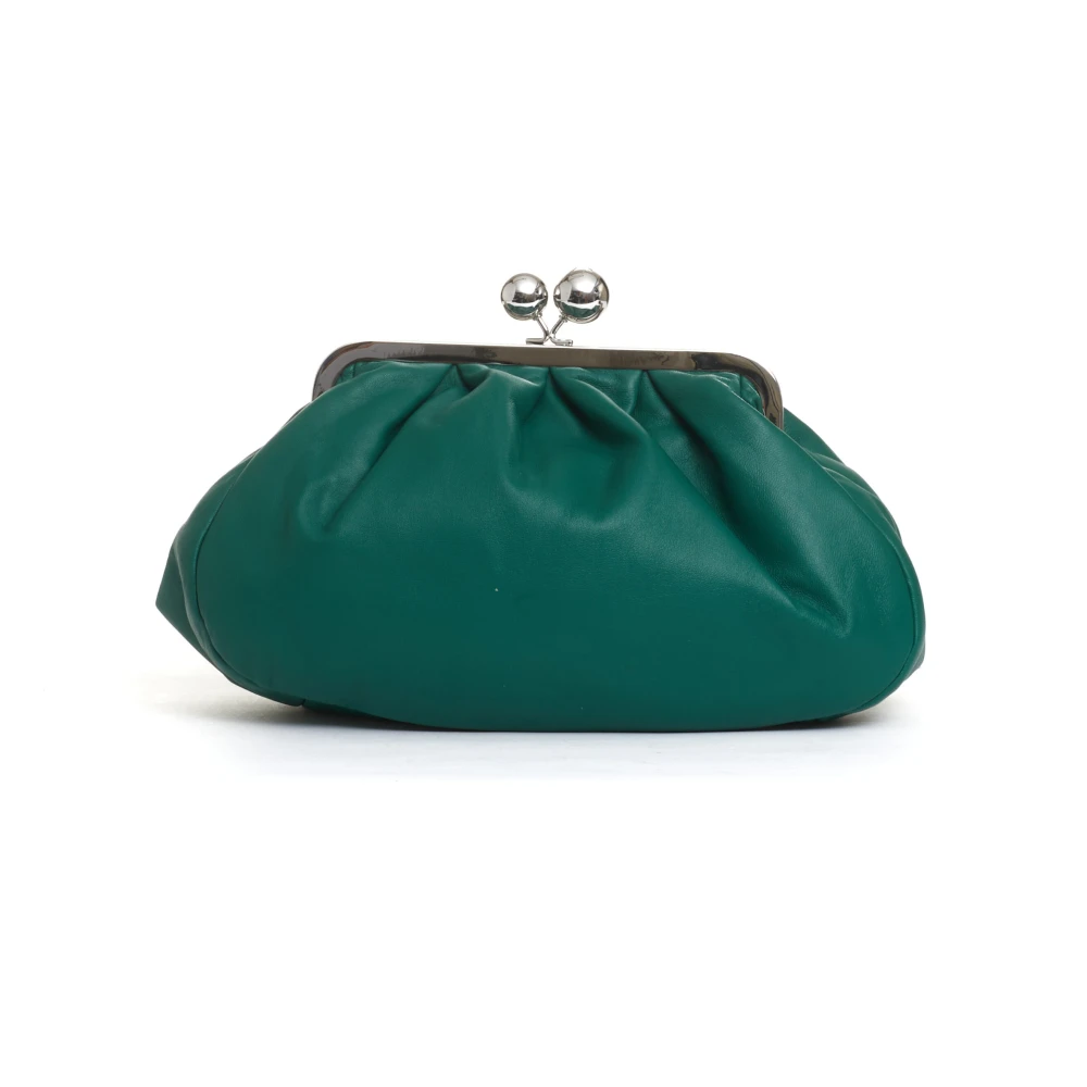 Max Mara Weekend Groene Leren Handtas Green Dames