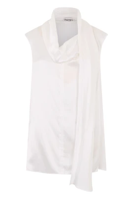 Silk satin top