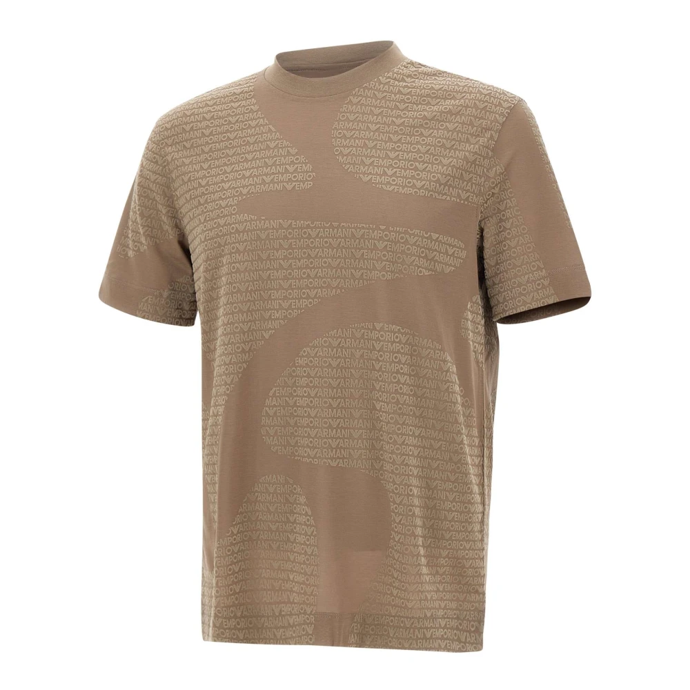 Emporio Armani Men's Beige Asv T-Shirt