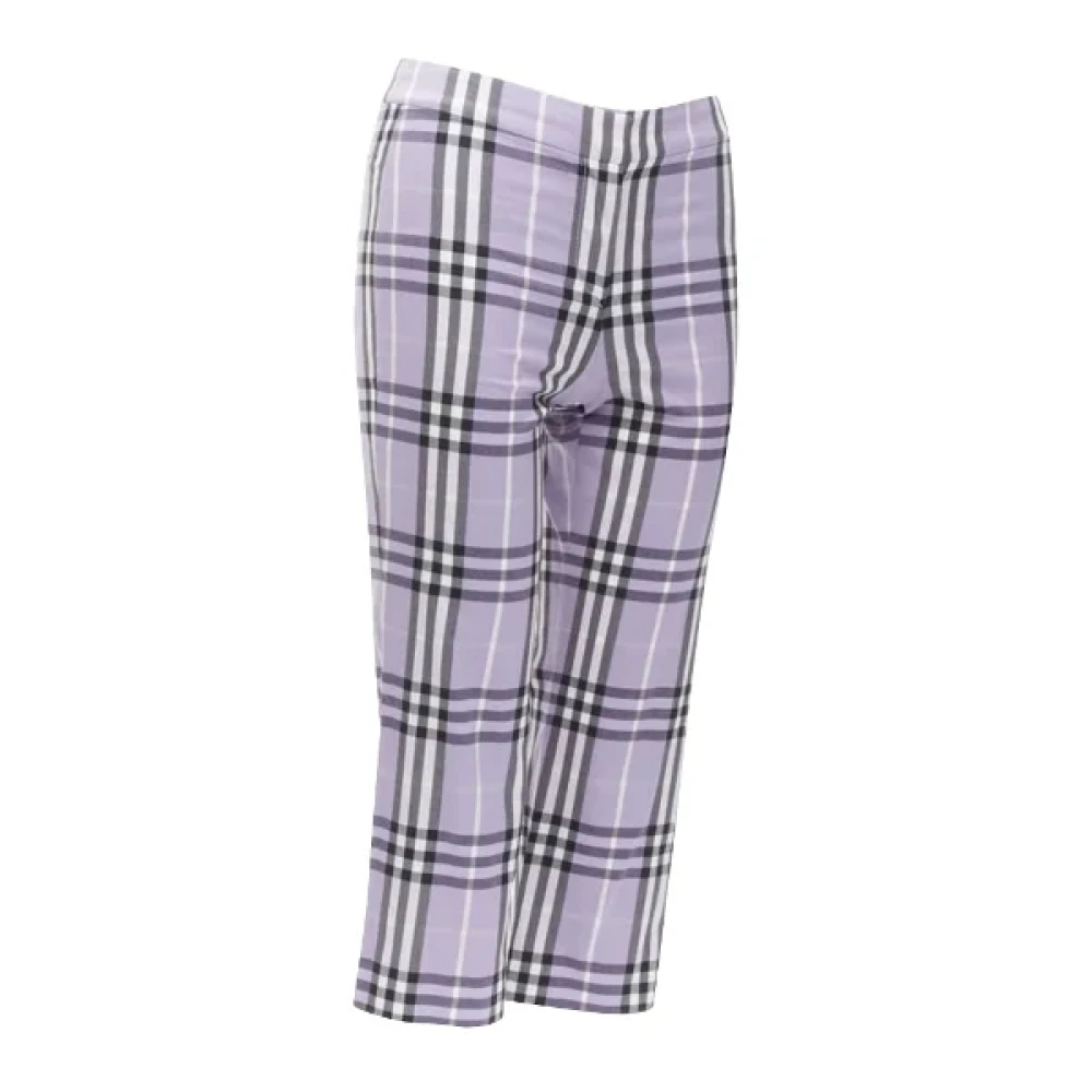 Burberry Vintage Pre-owned Fabric bottoms Multicolor Dames
