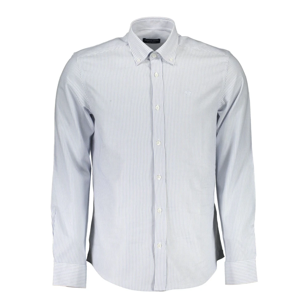 North Sails Klassiek Lichtblauw Button-Down Overhemd Blue Heren