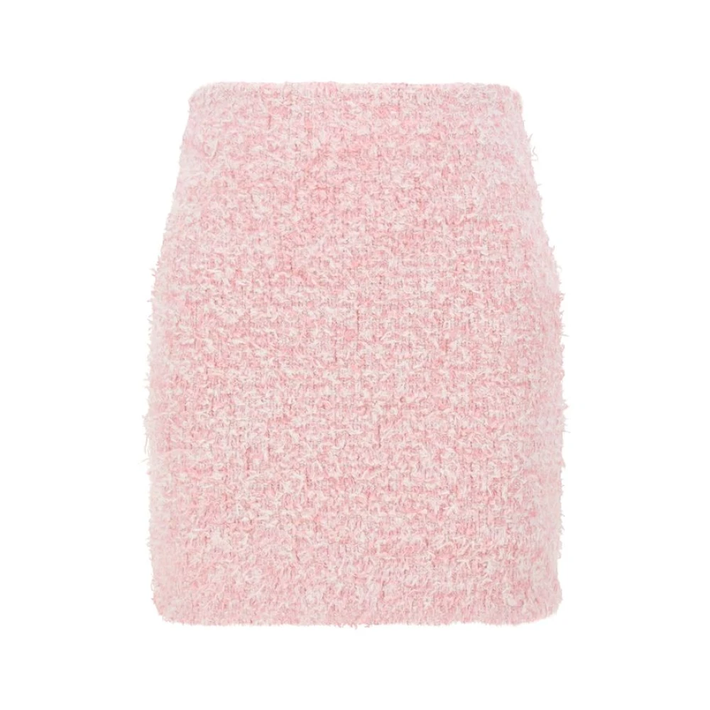 Balenciaga Katoenen Minirok met Rits Pink Dames