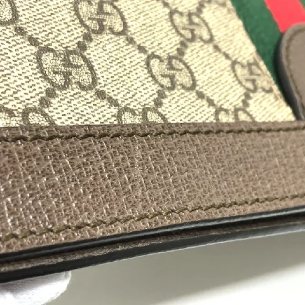 Gucci Vintage Pre-owned Fabric gucci-bags Brown Dames