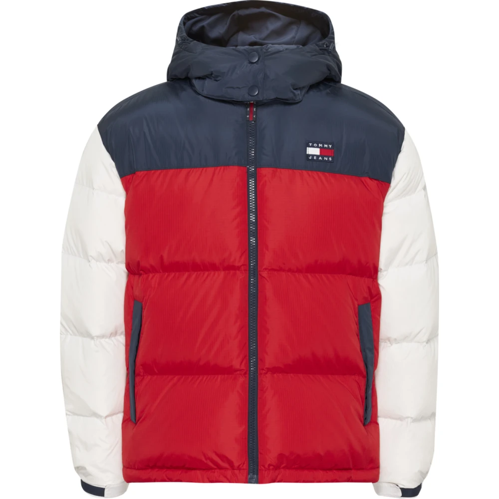 Tommy Jeans Men's Multicolor Hooded Puffer Jacket