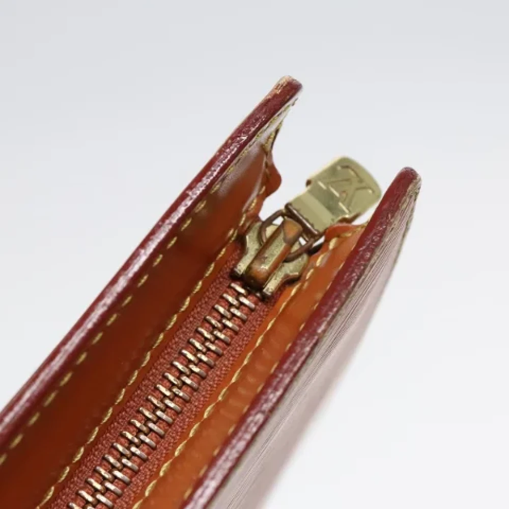 Louis Vuitton Vintage Pre-owned Leather clutches Brown Dames