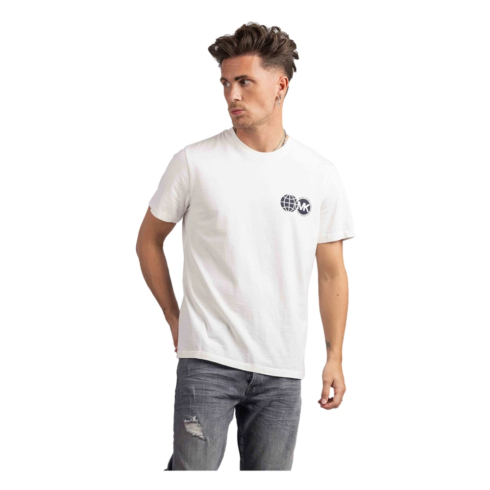 Michael Kors Global T-Shirt Wit Heren White Heren