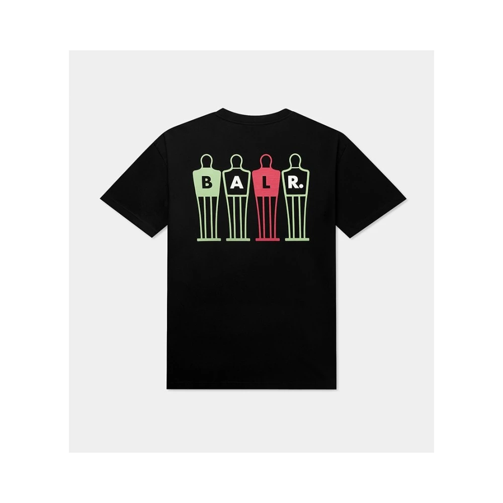Balr. Box-fit katoenen t-shirt met logo Black Heren