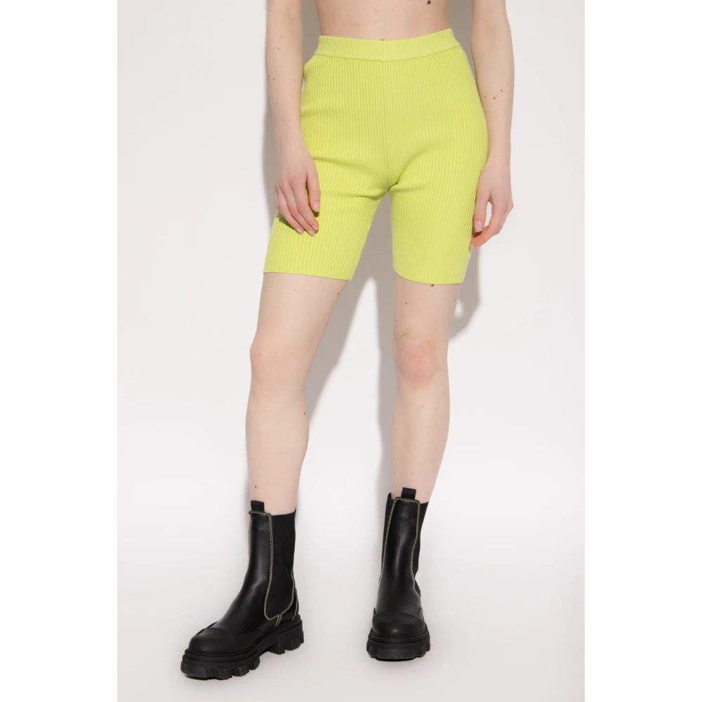 Samsøe Luna cropped leggings Yellow Dames