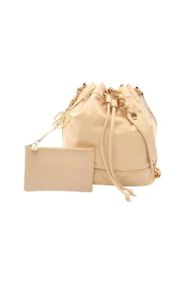 Pre-owned Coco Charm Lambskin Shoulder Bag