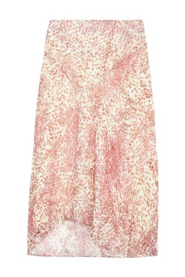 ruby-red-abstract-pattern-silk-skirt