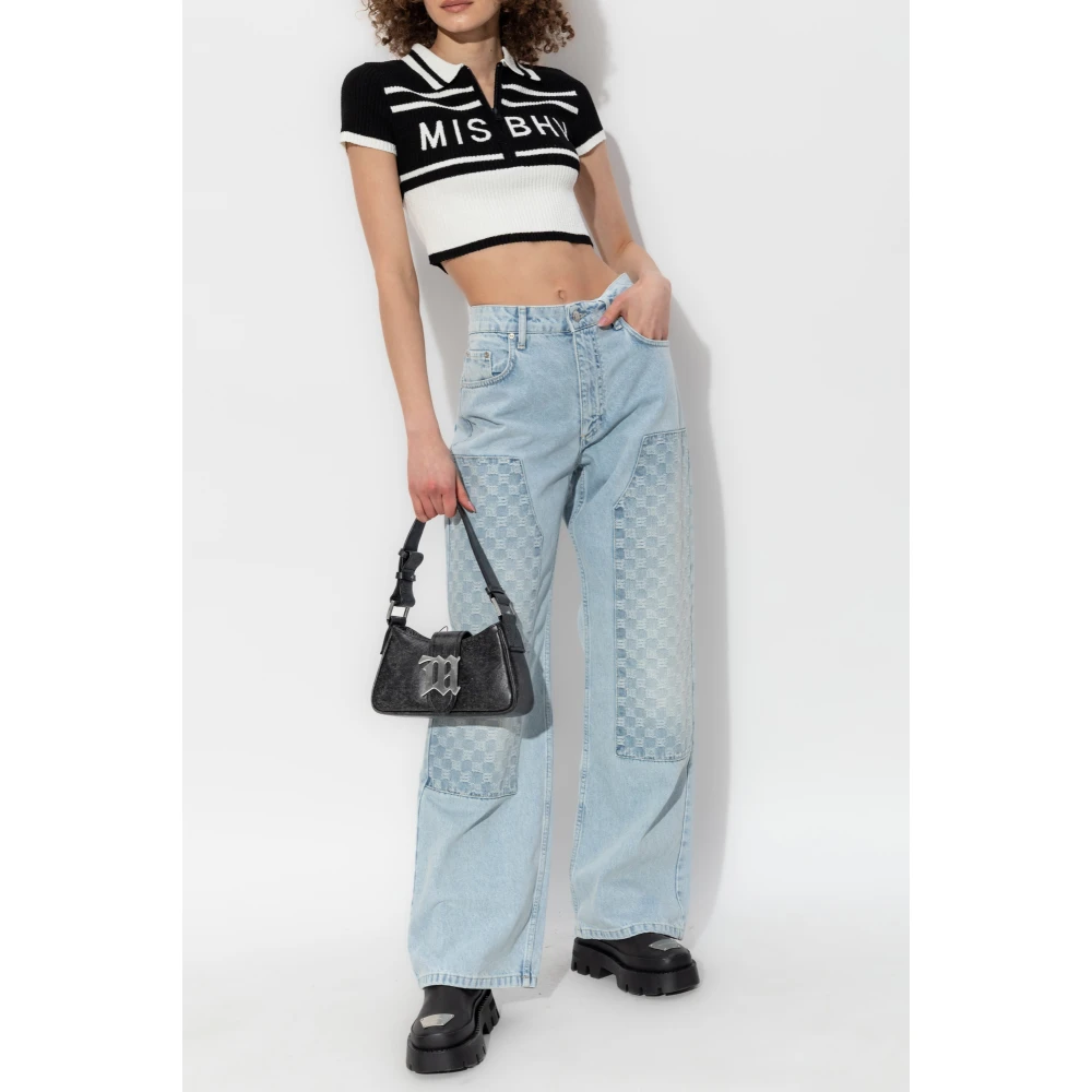 Misbhv Straight leg jeans Blue Dames