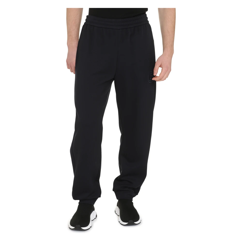 Giorgio Armani Modal Polyamide Broek Blue Heren