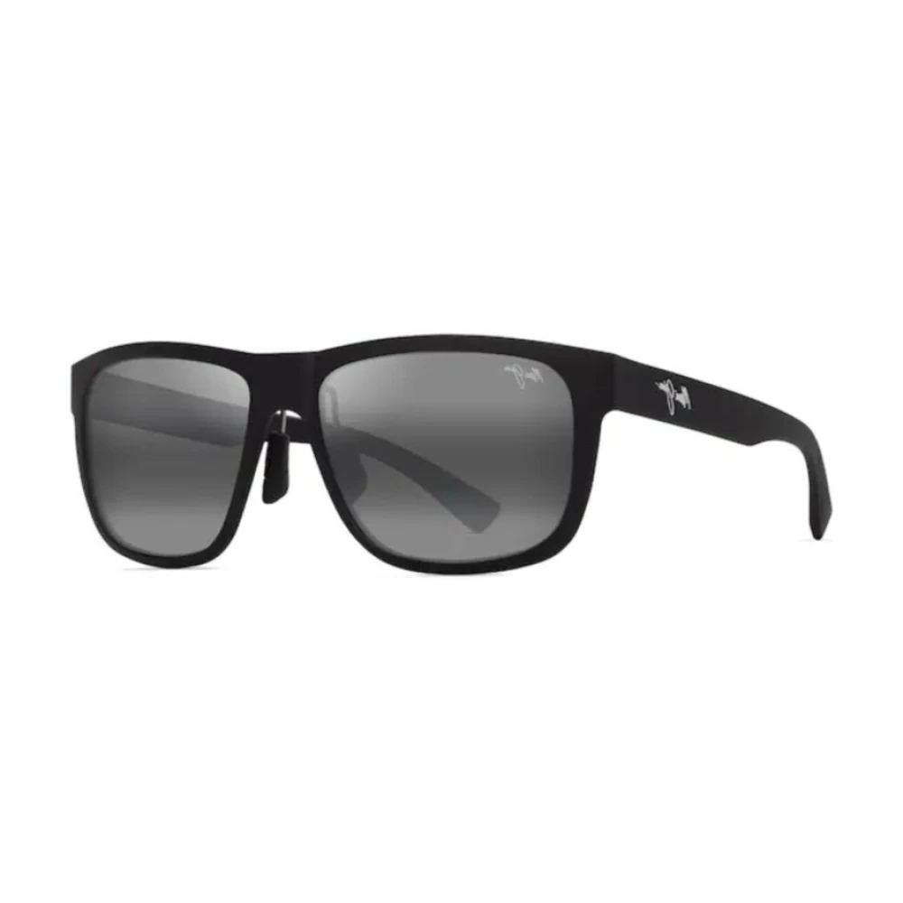 Maui Jim Unisex Black Puakea Sunglasses - Sunglasses - 57 Mm - Accessories
