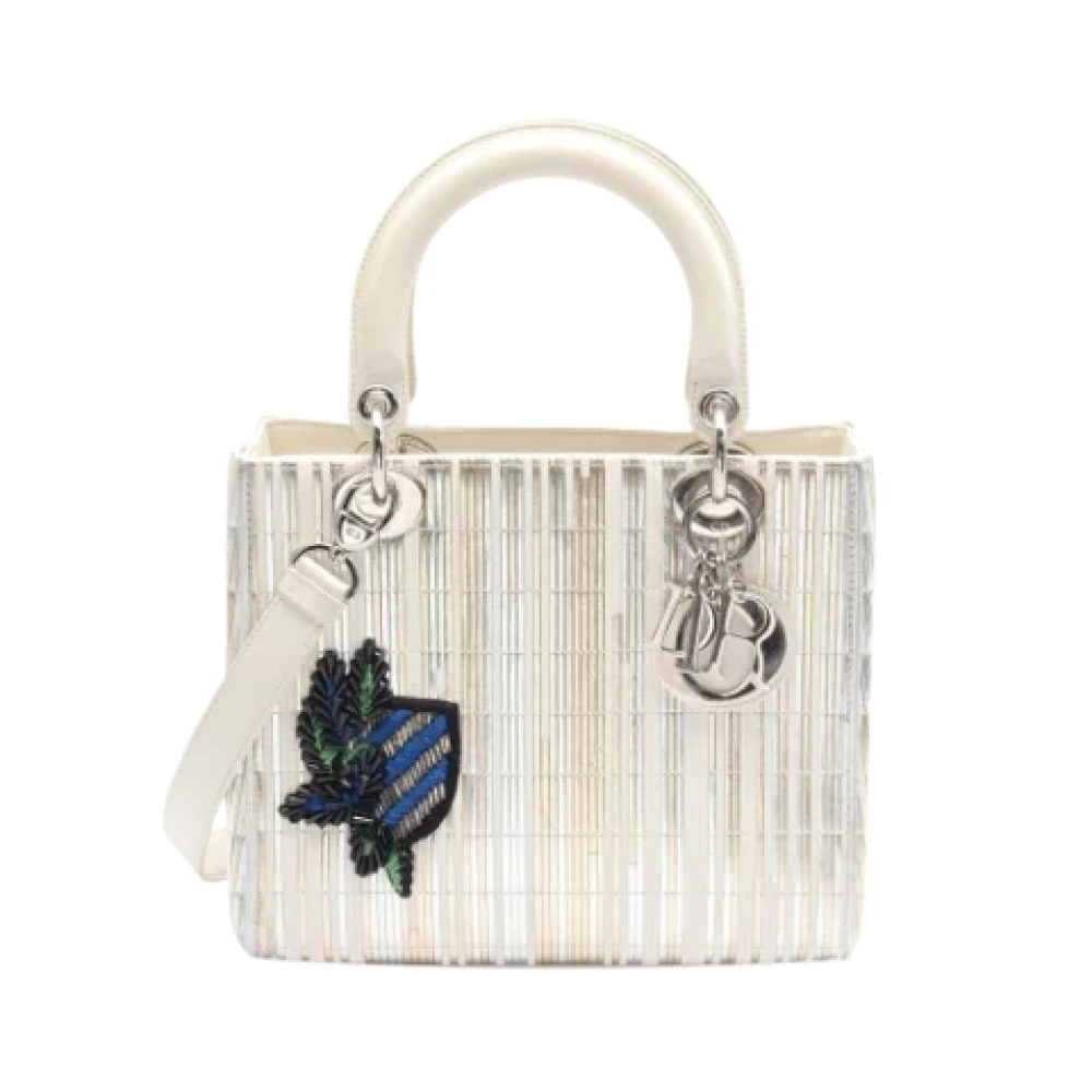 Dior Vintage Pre-owned Leather dior-bags White Dames