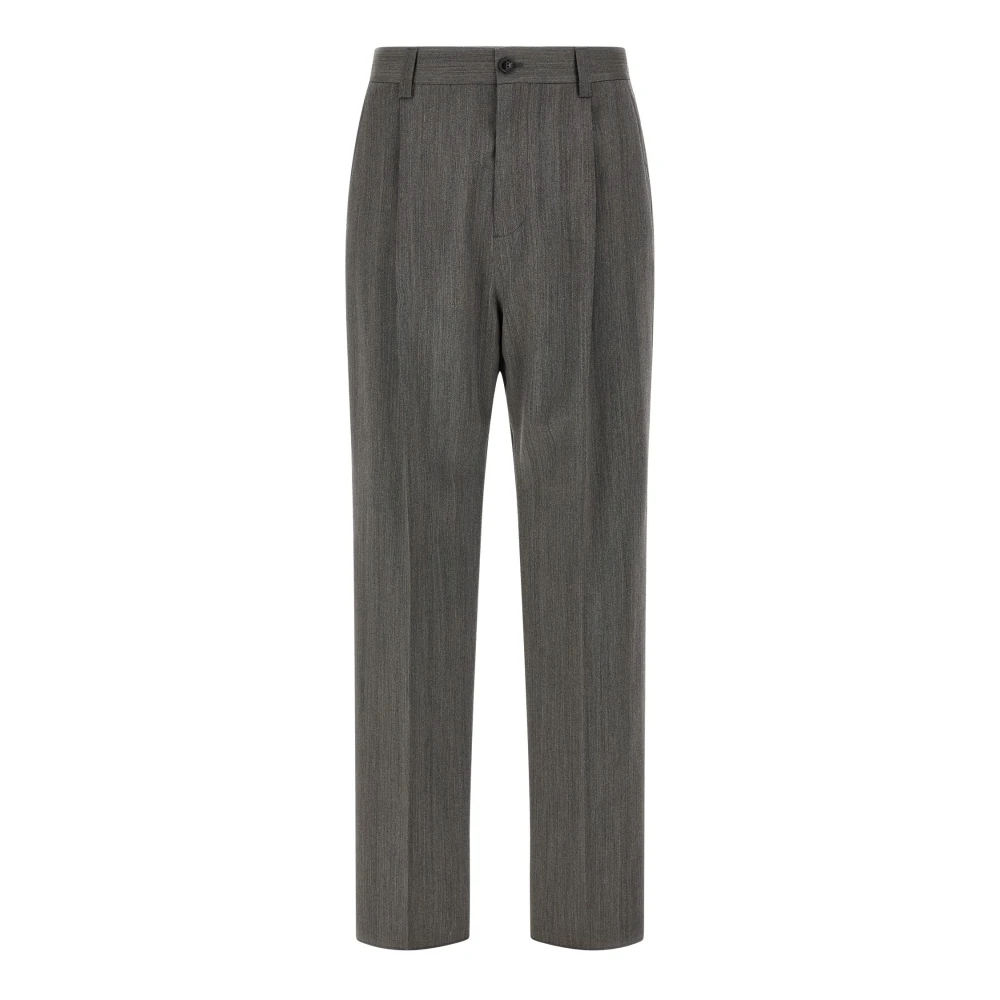 Valentino Garavani , Suit Trousers, Male, Gray, M, Tailored Trousers