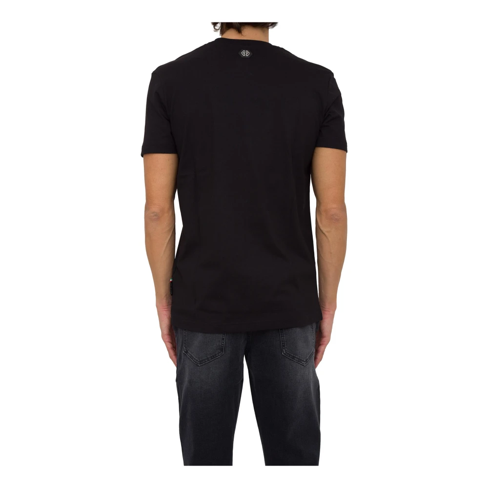 Philipp Plein Zwart Ronde Hals T-Shirt Black Heren