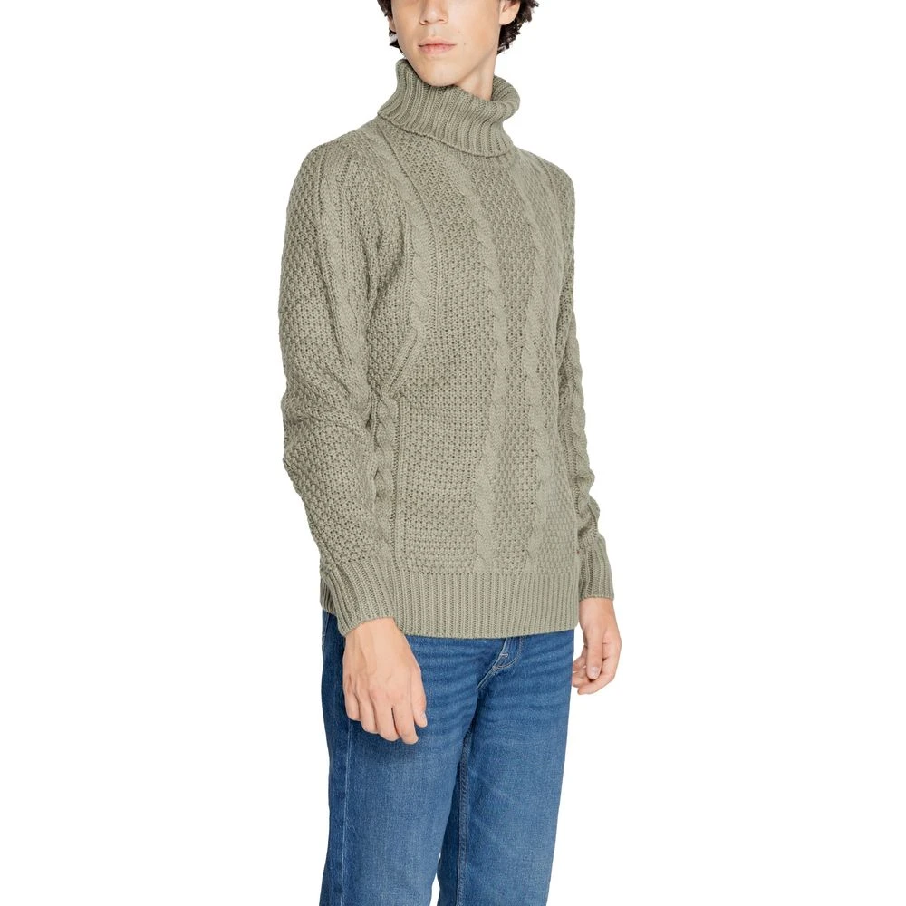 Gianni Lupo Groene Polyester Pullover Heren Gebreide Kleding Green Heren