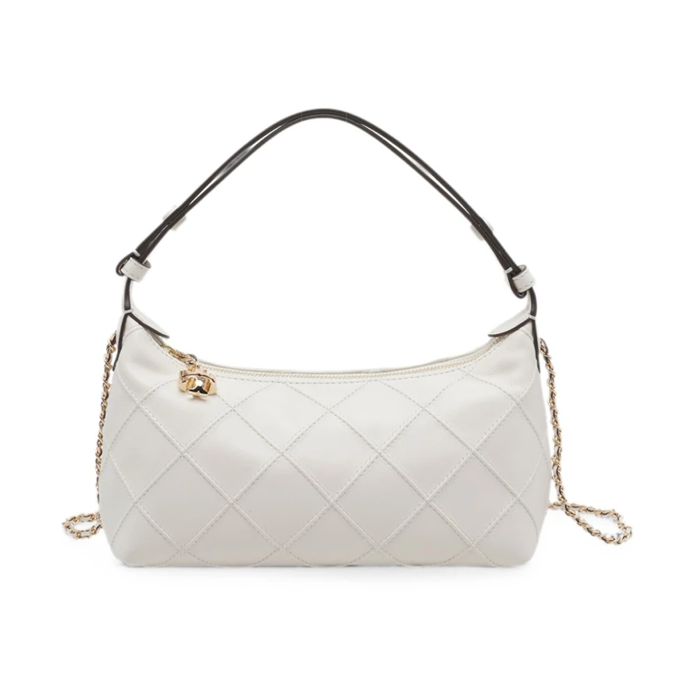 Tory Burch Beige Shoulder Bags, Female, One Size, Fleming Leather Pouch