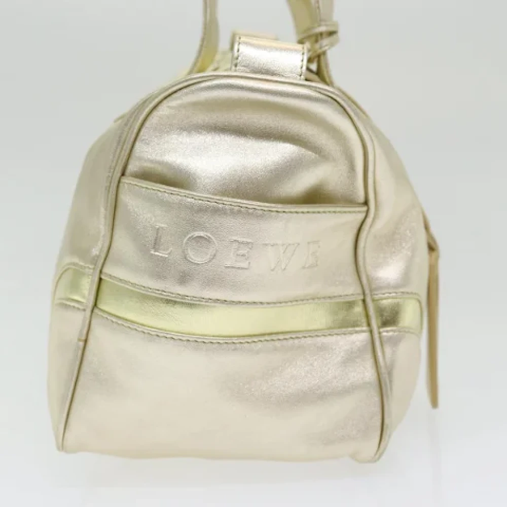 Loewe Pre-owned Leather handbags Yellow Dames