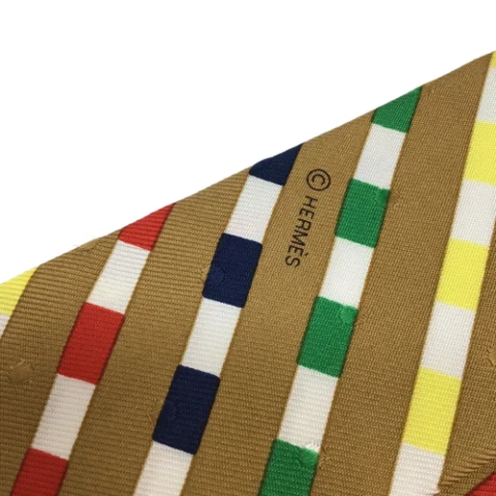 Hermès Vintage Pre-owned Silk scarves Multicolor Heren