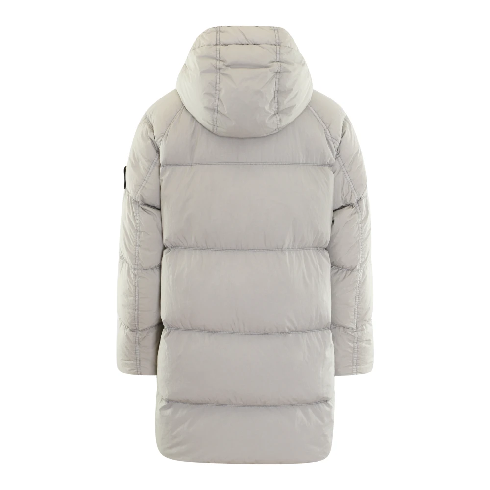 Stone Island Real Down Blouson Jacket Gray Heren