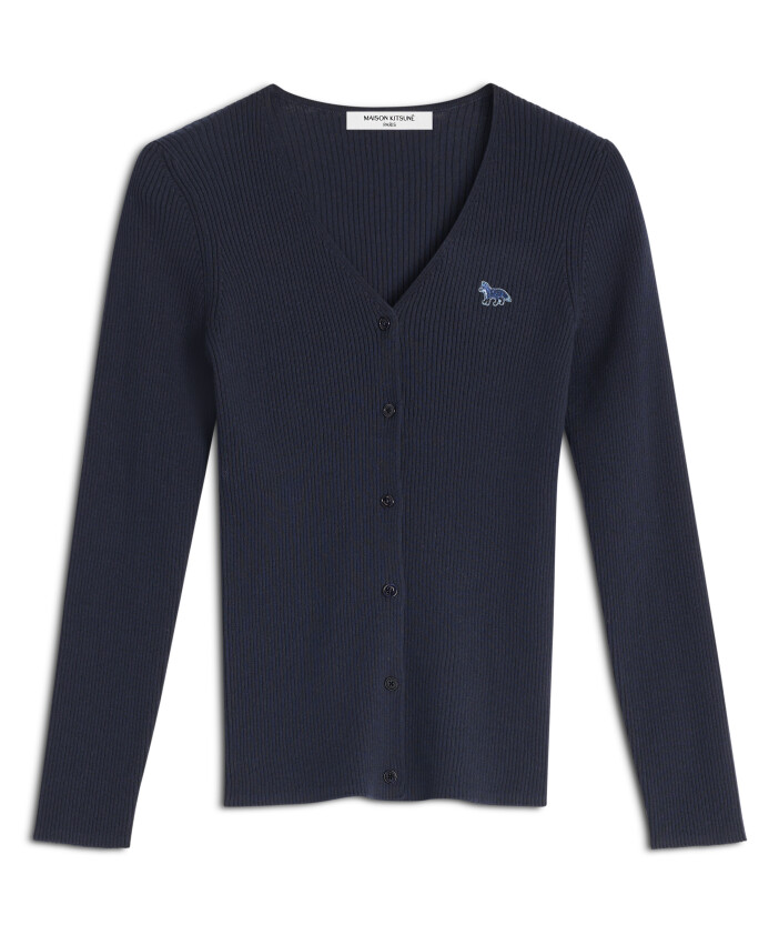 baby-fox-patch-ribbed-cardigan