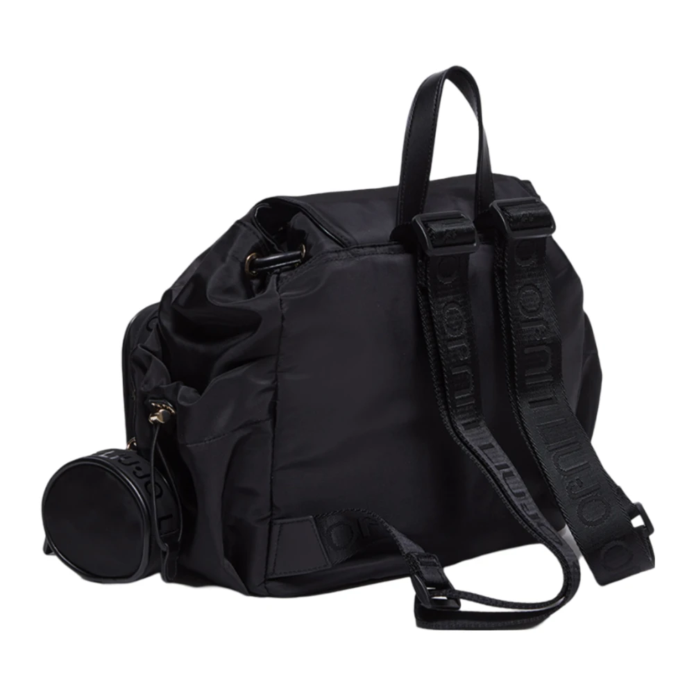 Liu Jo Nylon Rugzak met Logodetails Black Dames