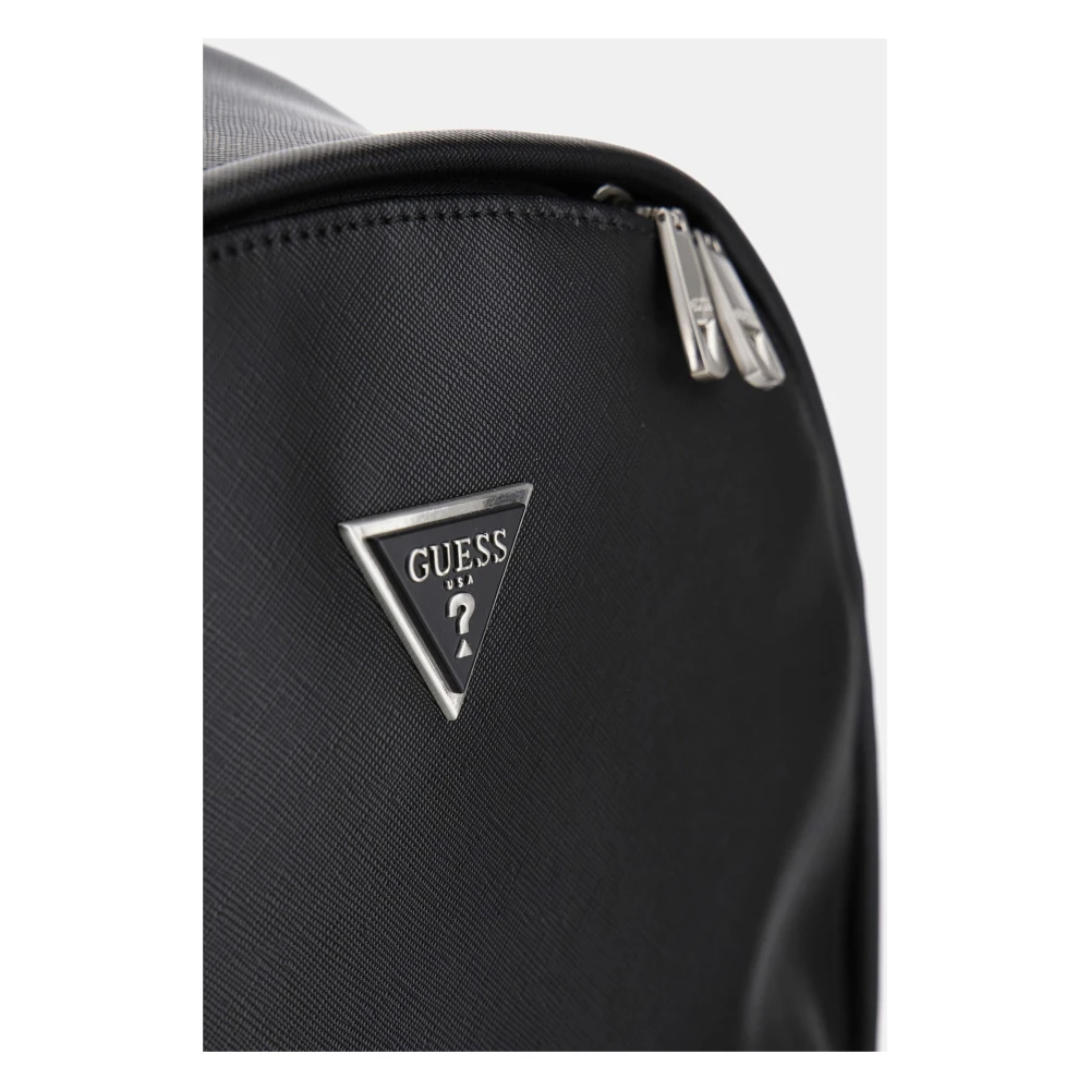 Guess Milano Saffiano Rugzak Black Heren