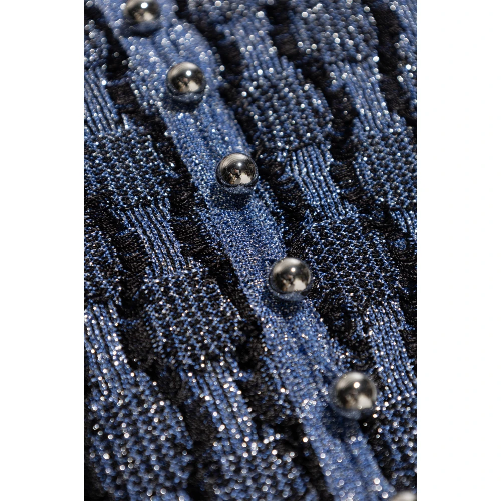 Lanvin Cardigan met Lurex-draad Blue Dames
