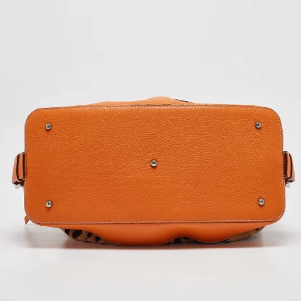 Dolce & Gabbana Pre-owned Fabric handbags Orange Dames