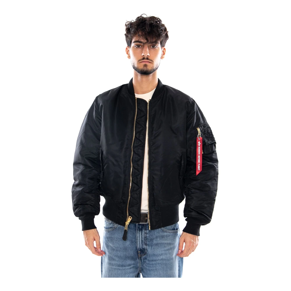 Alpha Industries Uomo Nero Giacche, S, New, - Immagine 1