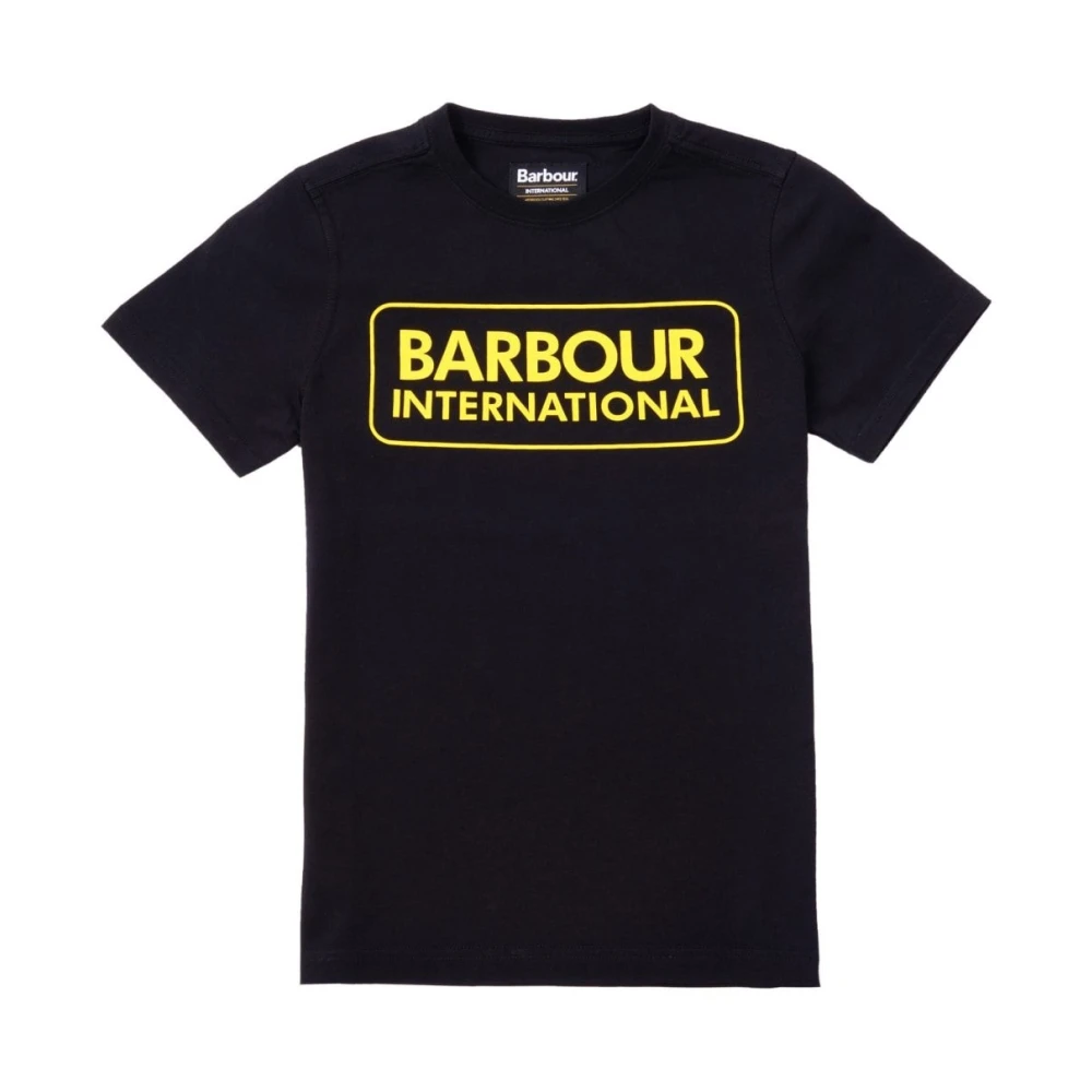 Barbour T-shirt med logotryck Black, Herr