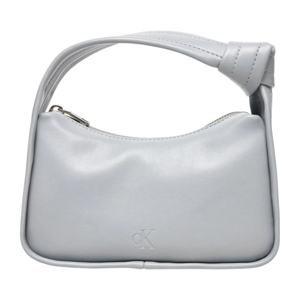 Calvin Klein Grijze Rits Tas met Binnenzakken Gray Dames