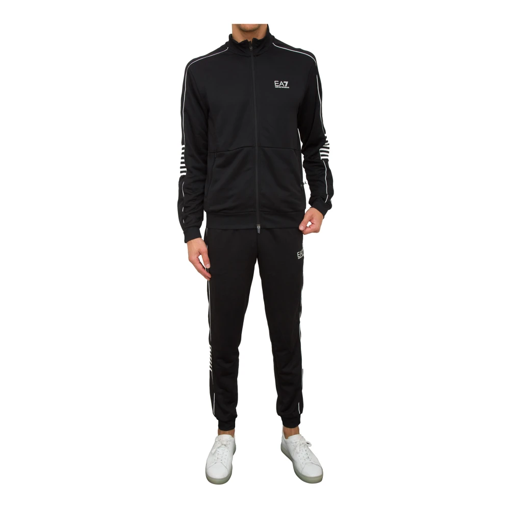 Emporio Armani EA7 Zwart Sportief Trainingspak Black Heren