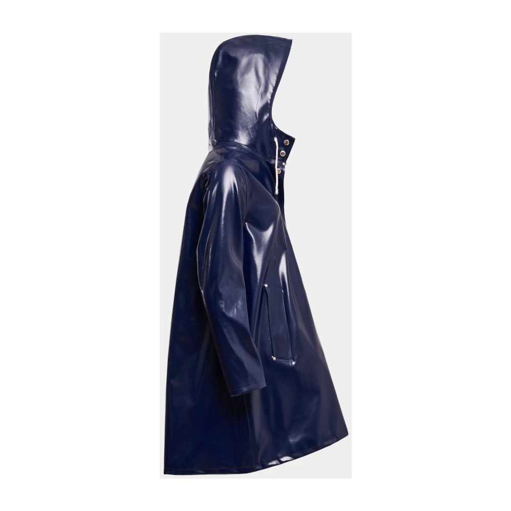 Stutterheim A-lijn Waterdichte Regenjas voor Vrouwen Blue Dames