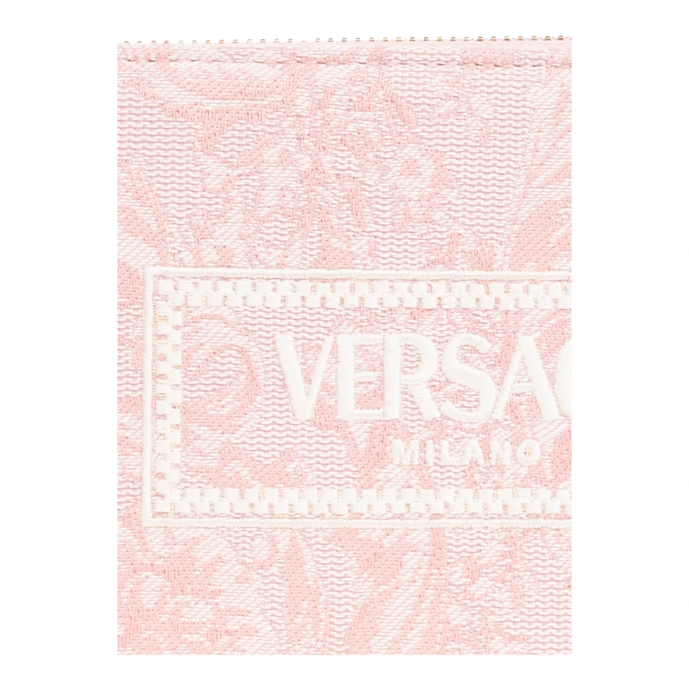 Versace Portemonnee met logo Pink Dames