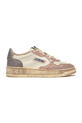 sneakers-vintage-blanc-rose-en-cuir