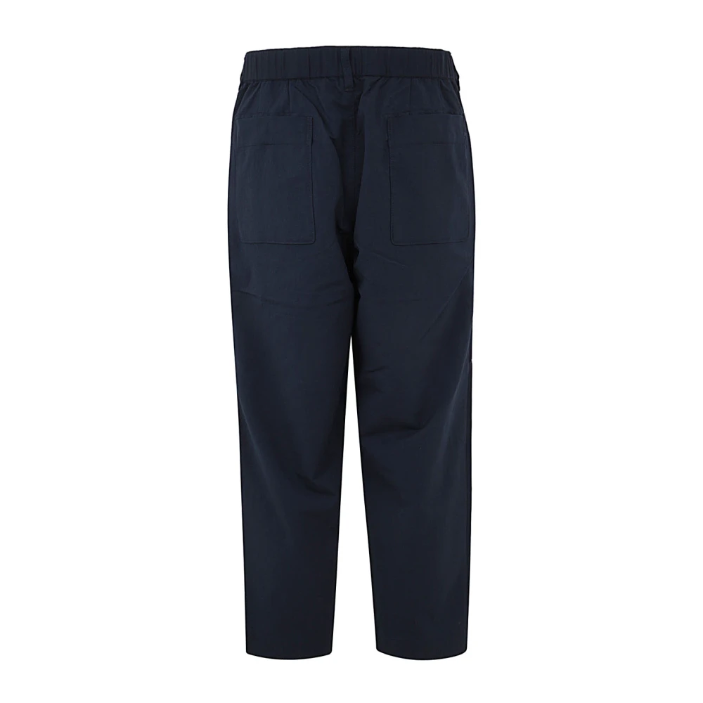 Nanamica Navy Wijde Alphadry Broek Blue Heren