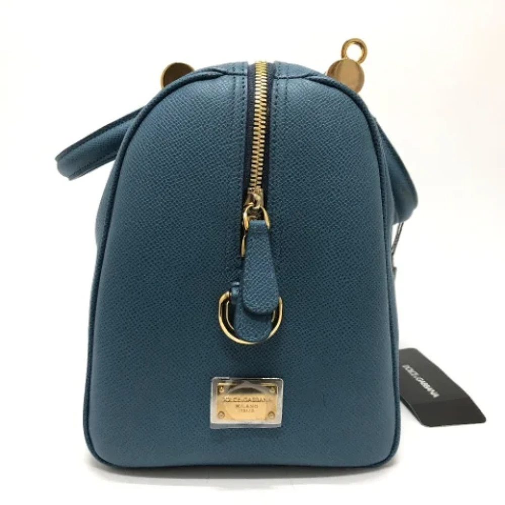 Dolce & Gabbana Pre-owned Leather handbags Blue Unisex