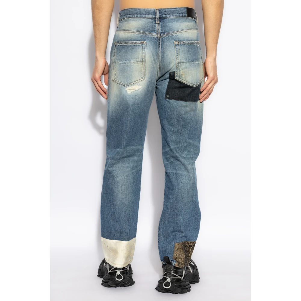 Amiri Jeans met vintage-effect Blue Heren
