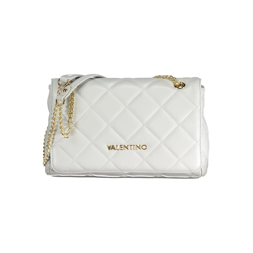 Valentino by Mario Valentino Grijze Polyethyleen Schoudertas met Contrastdetails Gray Dames