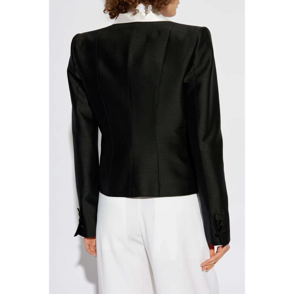 Dsquared2 Blazer met decoratieve stropdas Black Dames