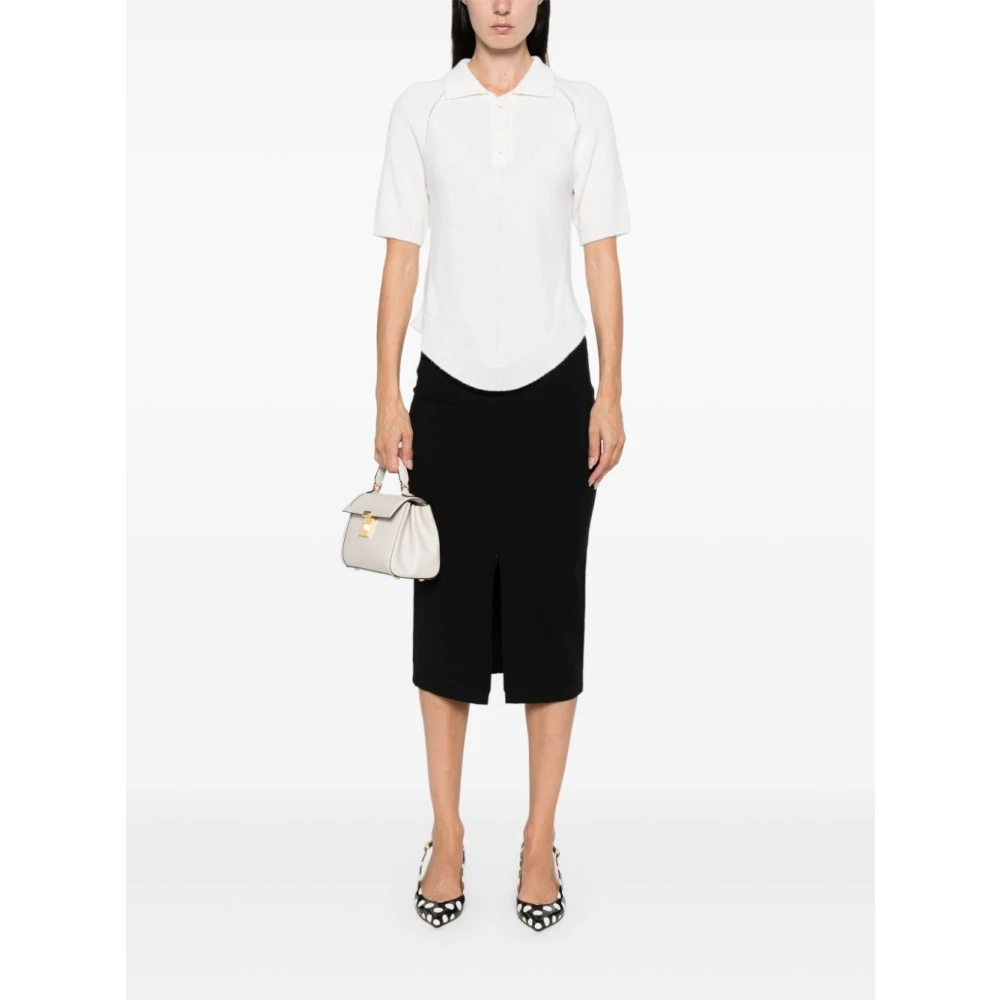 pinko Zwarte Limousine Stijl Badkuip Black Dames