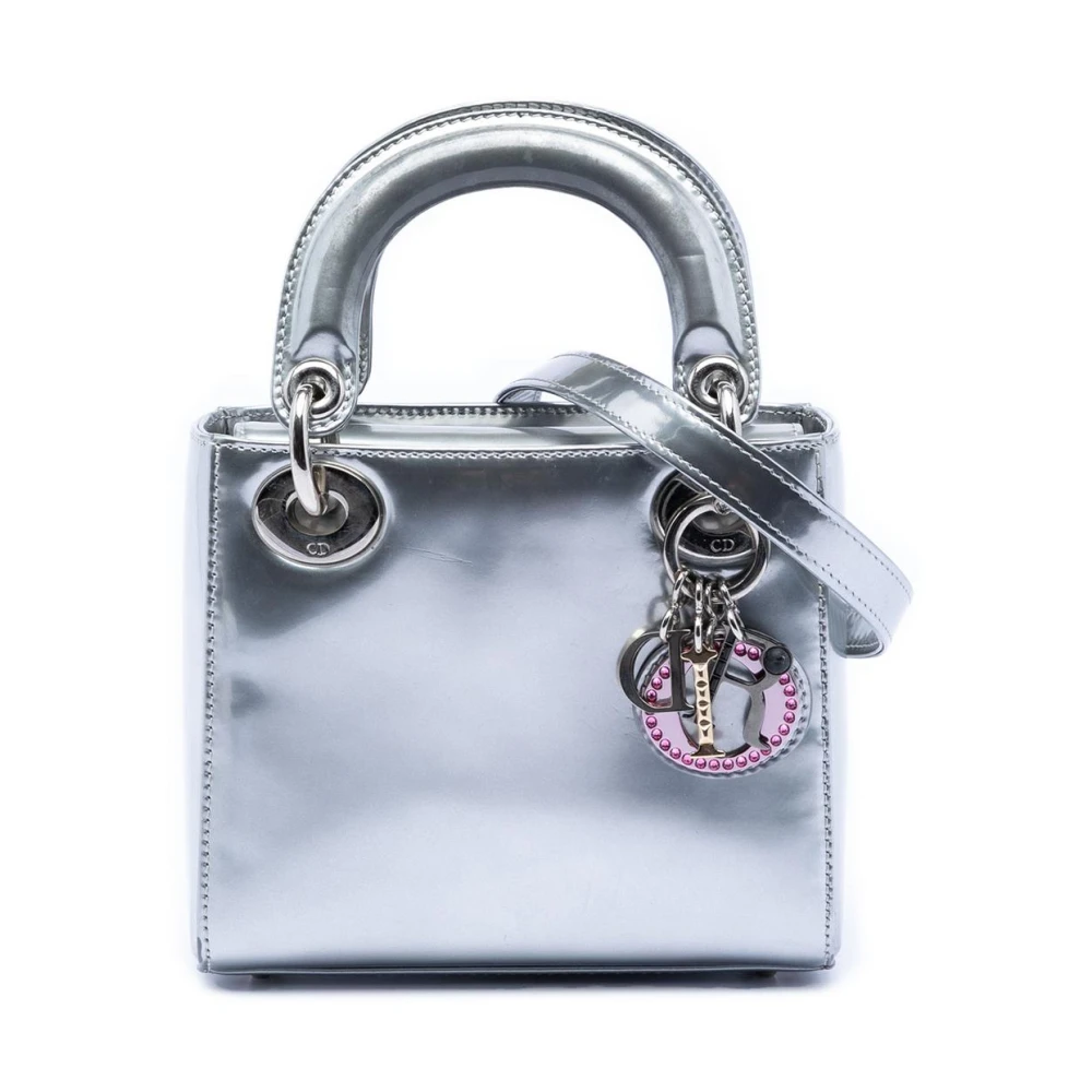 Dior Vintage Women's Gray Pre-Owned Handle Satchel