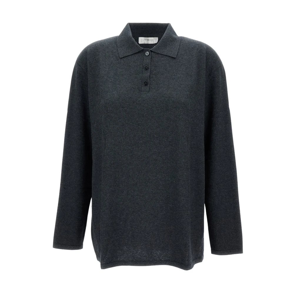 Lisa Yang Women's Gray Polo Shirt - Polo Shirts - Xs - Tops