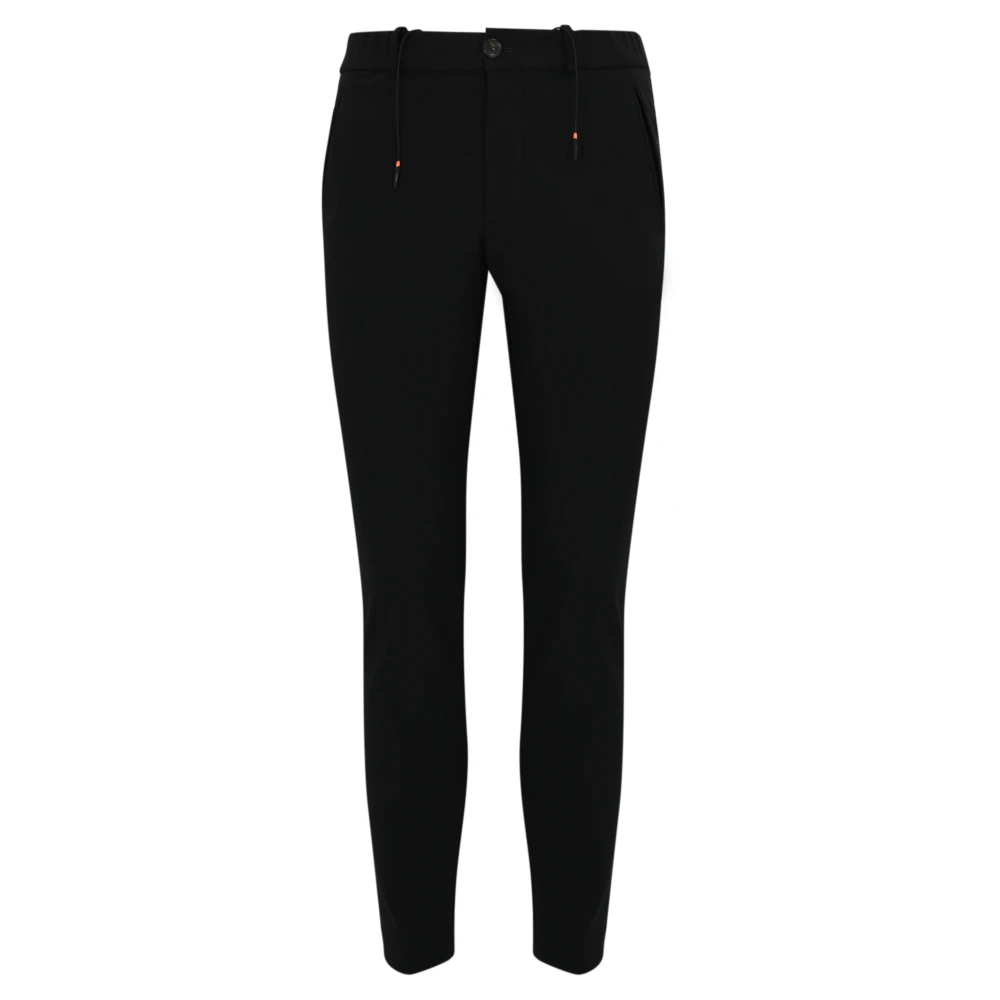 RRD Zwarte Technische Stretch Slim Fit Broek Black Heren
