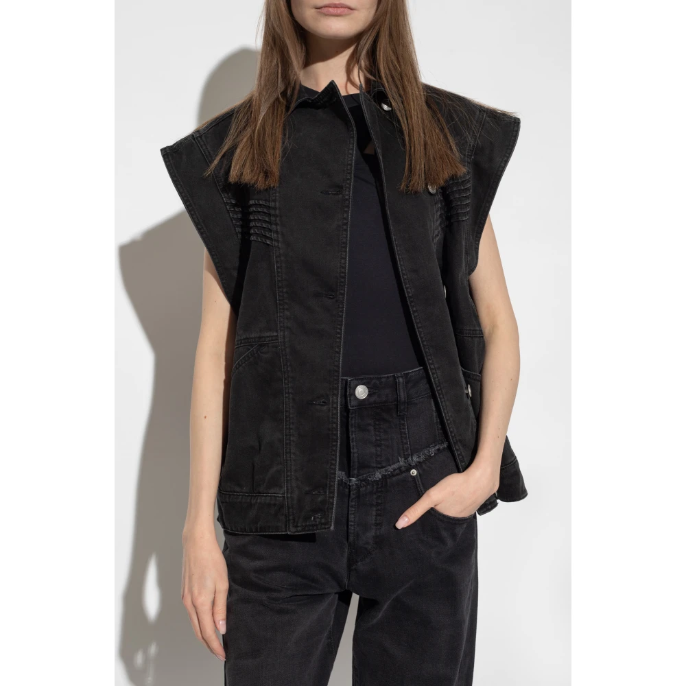 Isabel marant Harmon jas Black Dames